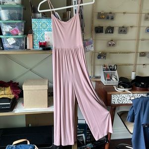Pink mauve romper from urban outfitters